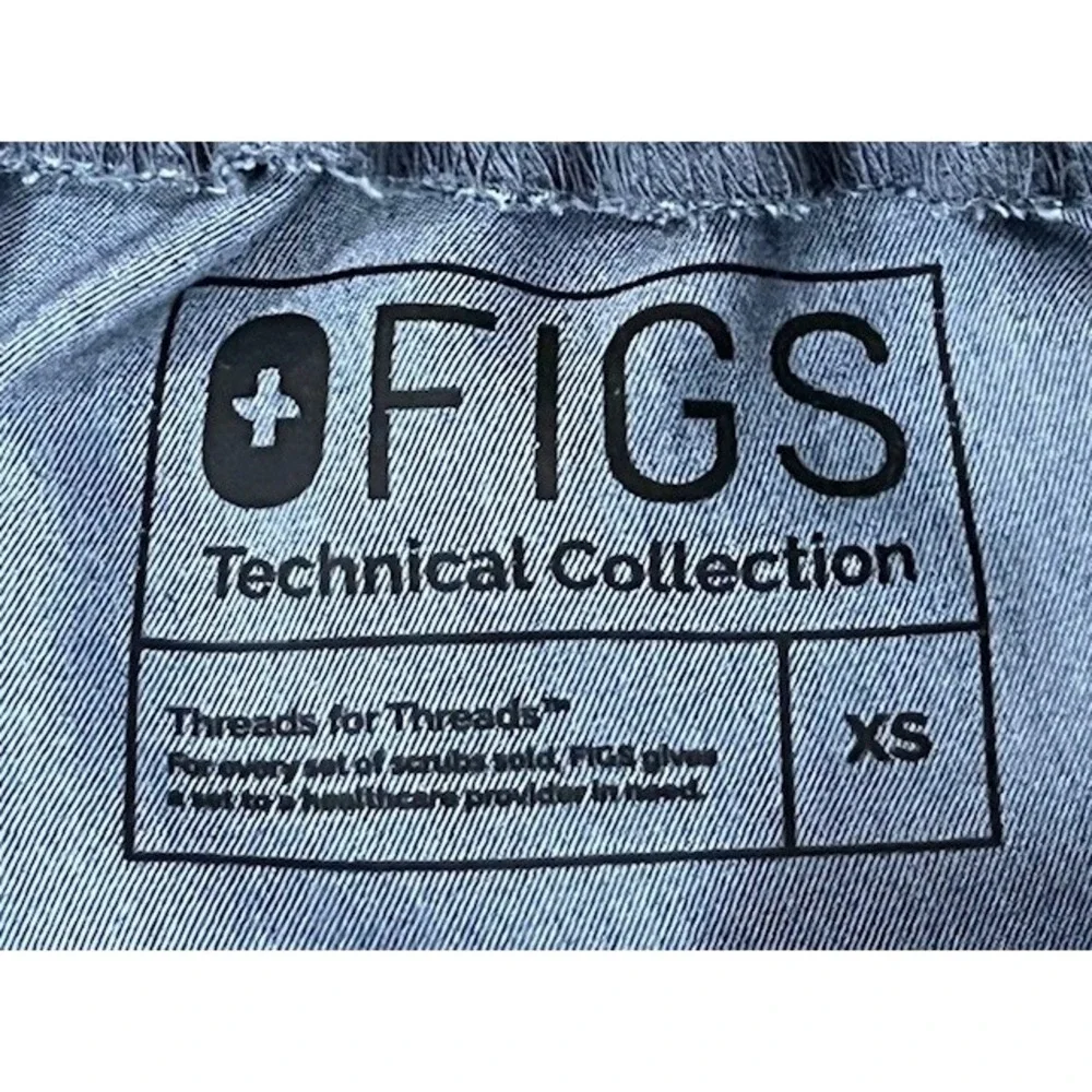 Figs pants women's size XS blue Cargo Scrub‎ Pull On T2000R technical collection